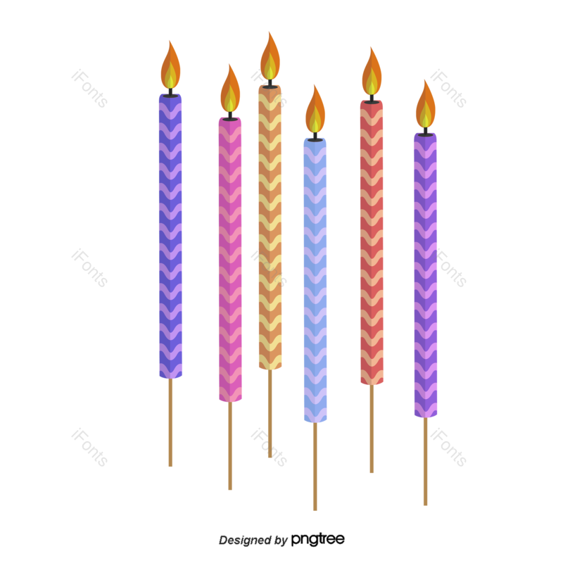 蜡烛图片,卡通蜡烛元素,生日蜡烛PNG,生日免抠素材